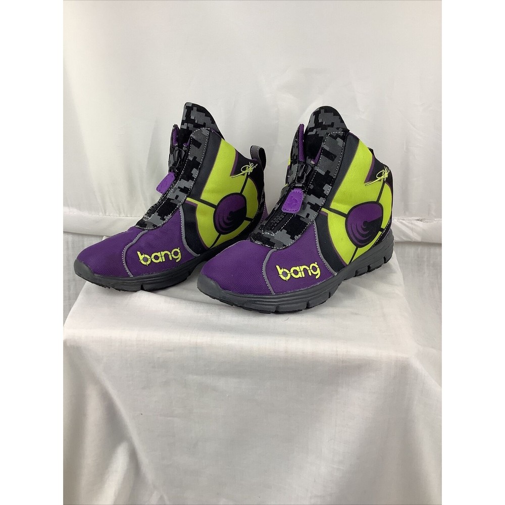 Bang Size 6 Energy Drink Shoes womens Purple Rare Promotional Shoes high tops